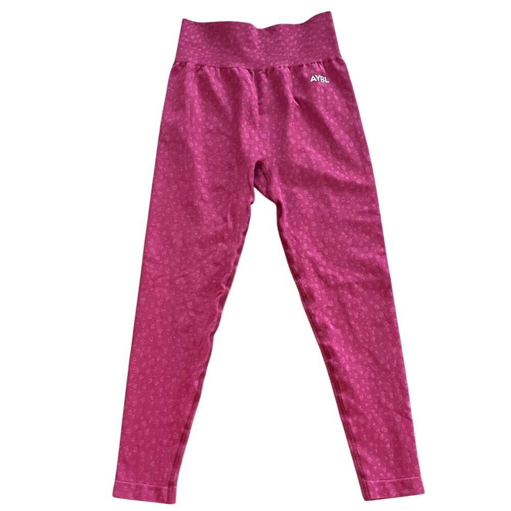 AYBL Raspberry Cheetah Leggings‎ Small